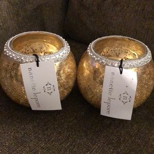Elegant Nanette Lepore candle holders
